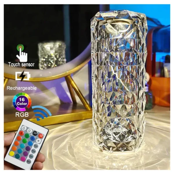 Crystal 16 Color Table Lamp - Image 11