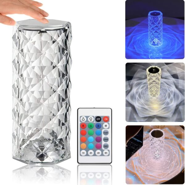 Crystal 16 Color Table Lamp - Image 9