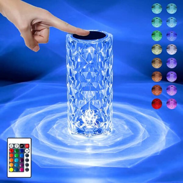 Crystal 16 Color Table Lamp - Image 6