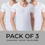 Men’s Cotton Half Sleeve Vest - Image 1