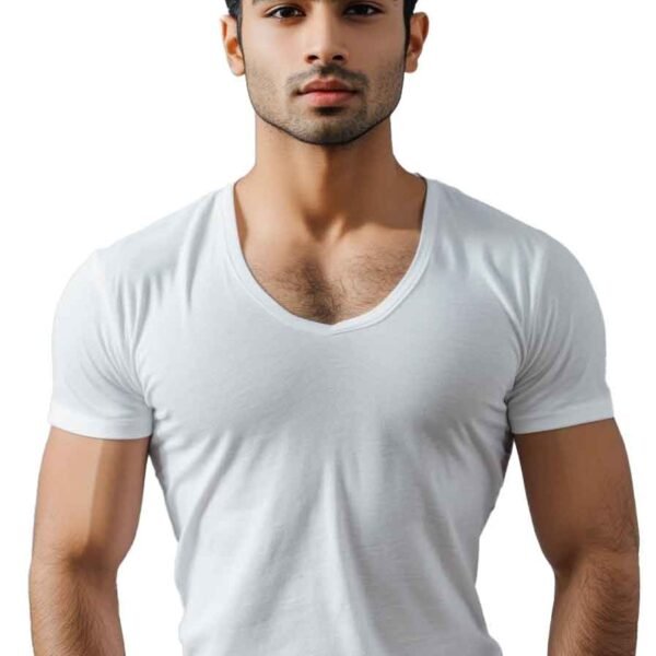 Men’s Cotton Half Sleeve Vest - Image 10