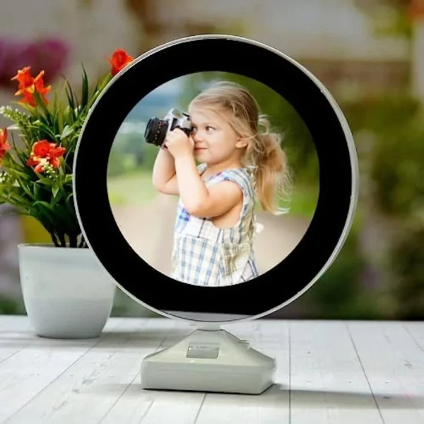 Magic Mirror LED Photo Frame Circle Shape - Image 3