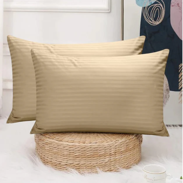 Satin Stripe Pillow Cover