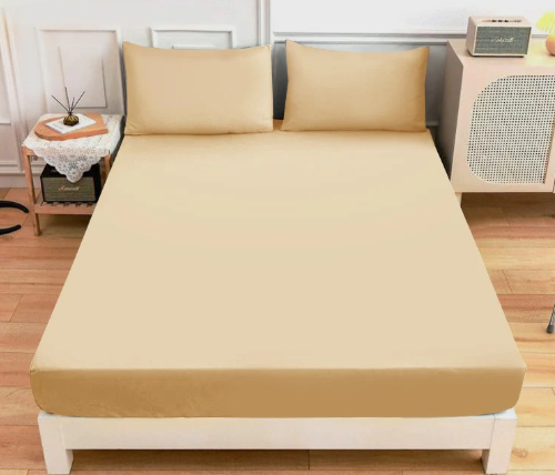 Plain Fitted Bedsheets Set | Single & King Size